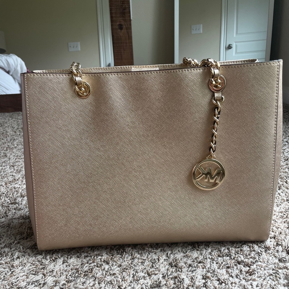 Mk gold tote